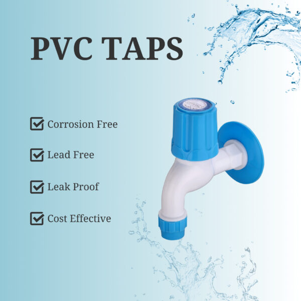 Crystal Classic Foam Flow Bib Cock Pvc - Image 3
