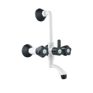 Gravity Jupiter Wall Mixer with 'L' Bend PTMT with 3 in 1 DIY Key